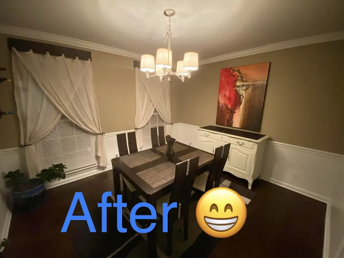 Professional dining room restoration after water damage in Floris
